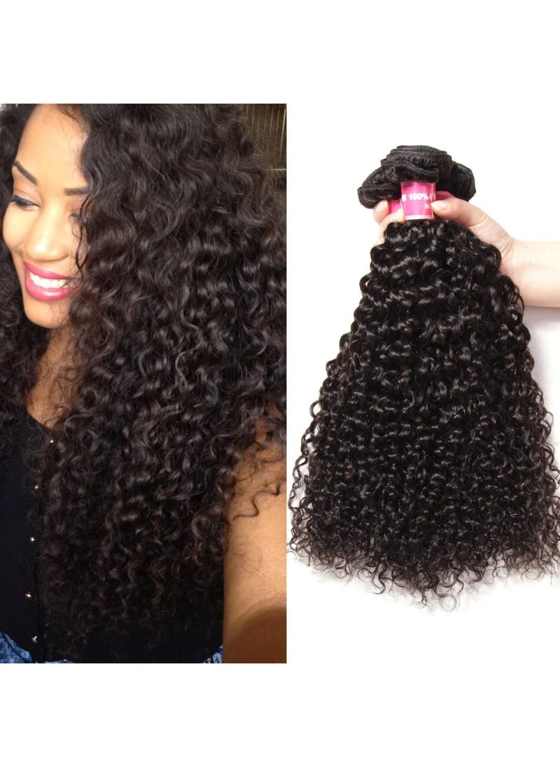 Julia Hair - ALI JULIA Hair 10A Malaysian Virgin Curly Hair One Bundle Deal Unprocessed Human Hair Weft Extensions Natural Color 24inch - Image 1