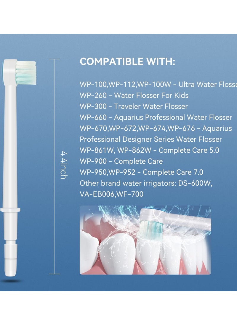 SOLARAE Replacement Tips for Waterpik Water Flosser Classic Jet Tips, for Waterpik' Replacement Parts and Other Oral Irrigators (AquaFlosser 6 Tips) - Image 2
