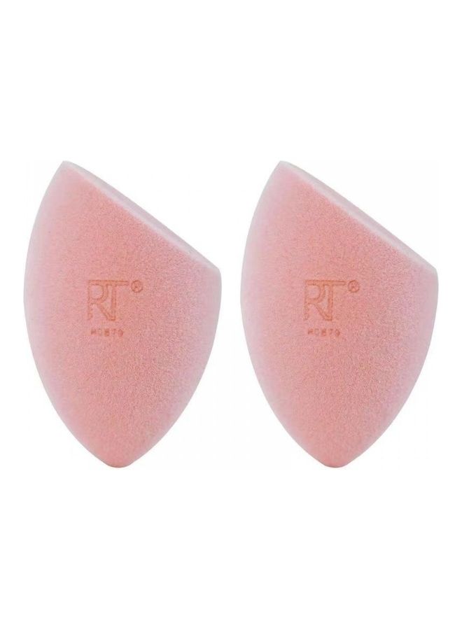 REAL TECHNIQUES 2-Piece Miracle Powder Sponge Pink - Image 2