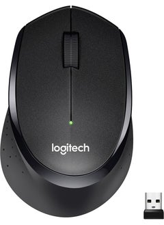 Logitech M330 Silent Wireless Optical Mouse - Black