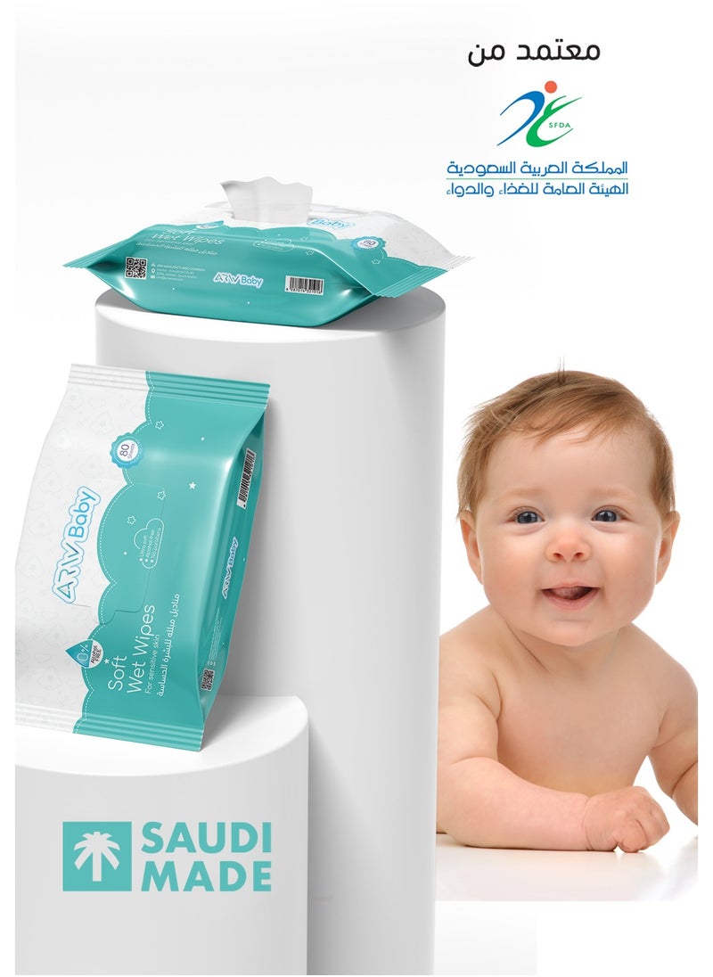 Sensitive Skin Wipes, with Aloe Vera & Glycerin, Alcohol & Paraben Free, Hypoallergenic & Safe for Sensitive Skin 240 Count (80 Count x 3 Pack). - pzsku/Z4726A1082FE5FF2FFFFDZ/45/_/1737022623/a3d88b32-3064-45be-8d5e-fb0188d214ca