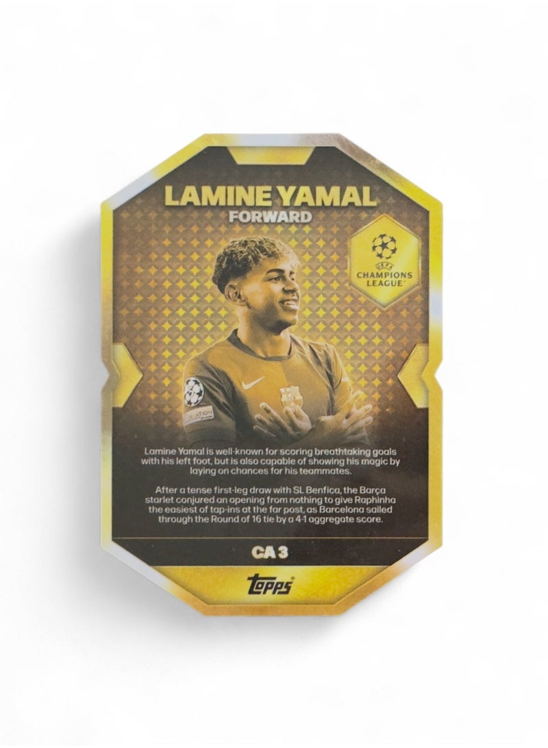 Topps Match Attax 25/26 - Chrome Award Lamine Yamal + 40 Bonus Cards - Image 4