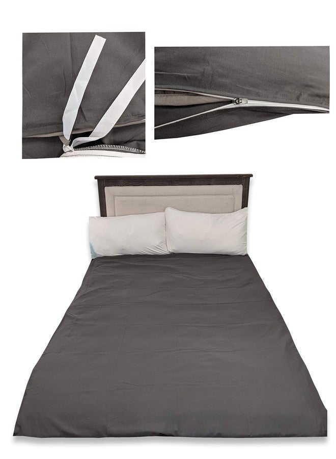 Pillowtex Soft Microfiber Duvet Covers for Weighted Blankets of Multiple Sizes - Image 5
