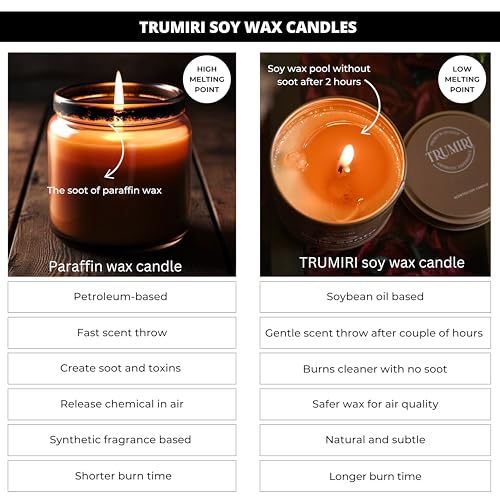 TRUMIRI شموع الصويا بنكهة اليقطين والتوابل - للمنزل - 5 أونصات - Image 2