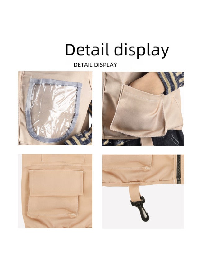 Loquat Children's Outdoor Adventure Clothing Vest Hat Adventurer Role Play Stage Festival Performance Cosplay Suit-Specifications:Mesh Bag Adventure Uniform-24*27-172g - Image 4