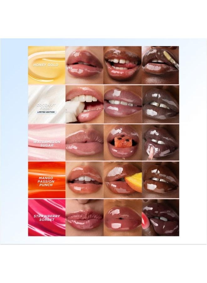 Gisou Honey Coconut Frost Enriched Lip Oil 8ml  - Image 4