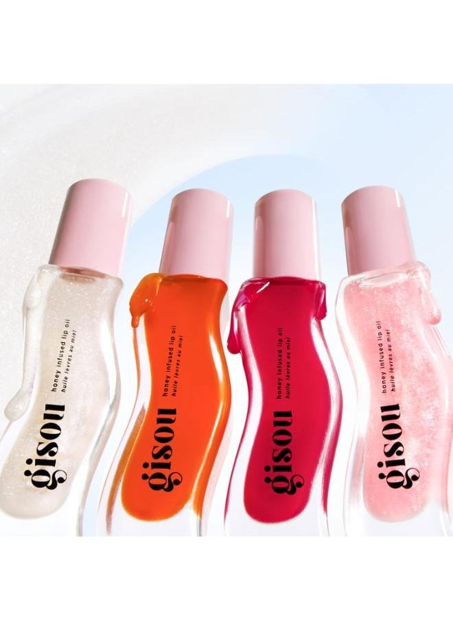 Gisou Honey Coconut Frost Enriched Lip Oil 8ml  - Image 5