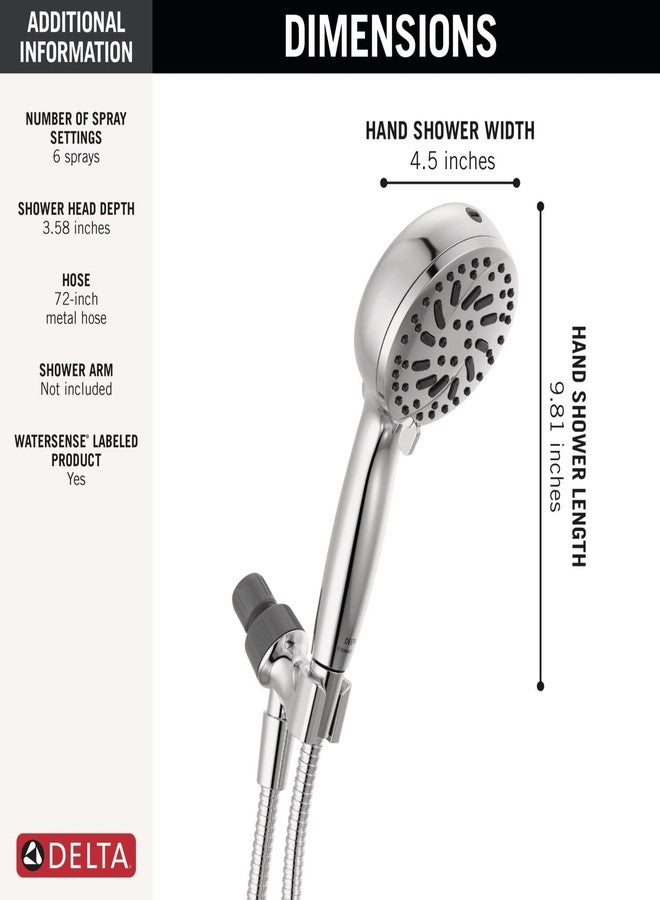 Delta Faucet 75740 Universal Components Hand Shower, Chrome - Image 5