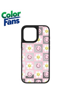 Pink with Smile Faces