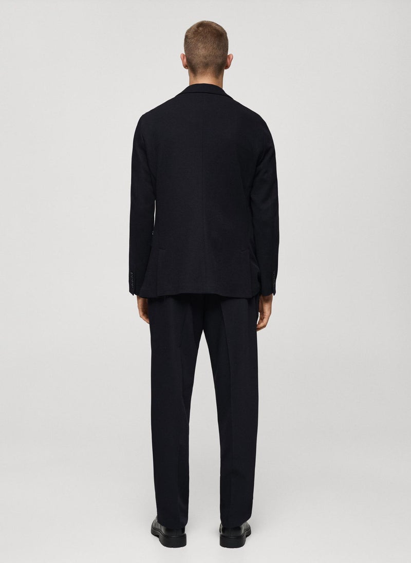 Mango Man Slim Fit Micro Structured Tailored Jacket  - Image 2