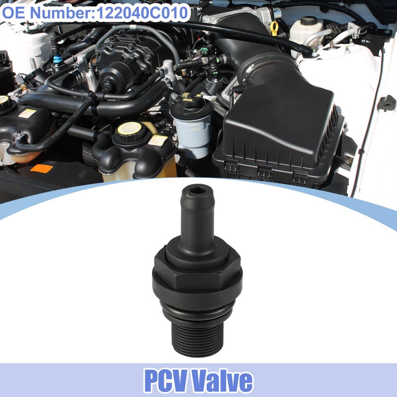 uxcell PCV Valve Exhaust Positive Crankcase Ventilation Valve Fittings for Toyota Tacoma 27L 20052015 for Toyota 4Runner 27L 2010 No122040C010 Black - Image 4