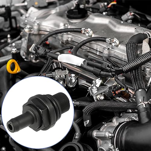 uxcell PCV Valve Exhaust Positive Crankcase Ventilation Valve Fittings for Toyota Tacoma 27L 20052015 for Toyota 4Runner 27L 2010 No122040C010 Black - Image 5