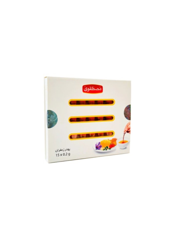  مصطفوی مسحوق الزعفران موستافي 12 × 0.2 جرام - Image 1