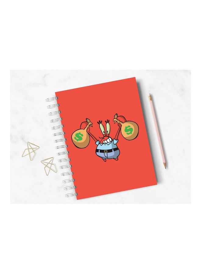 LIT Funny Spongebob Design Spiral Hardcover Notebook - Image 2