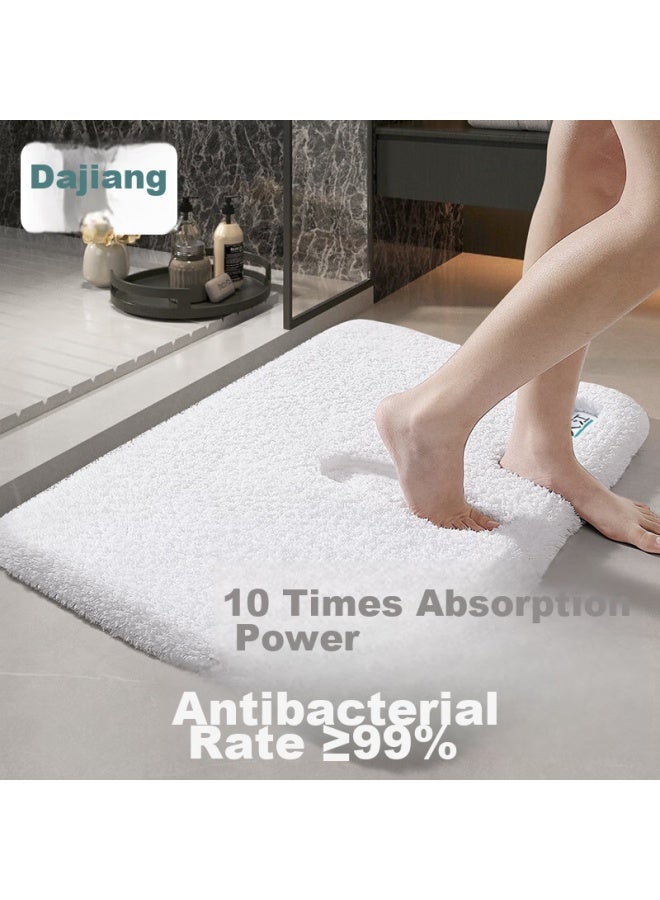Dajiang Antibacterial Bathroom Mat, Toilet Hotel Floor Towel, Bathroom Entrance Absorbent Mat, Bathroom Mat, 50x80cm - Image 1