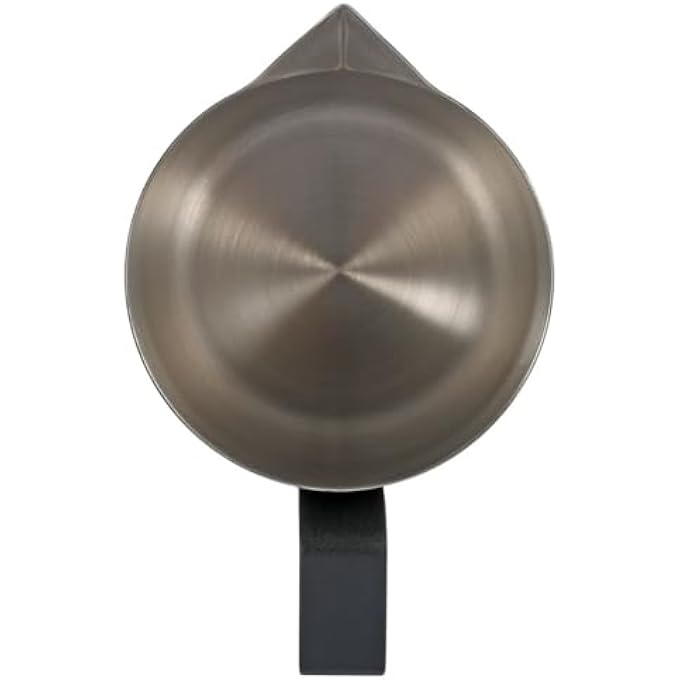 zoohot Milk Frothing Pitcher 450Ml152Oz Espresso Steaming Pitcher Stainless Steel Milk Frother Steamer Cup For Latte Art Black - Image 4