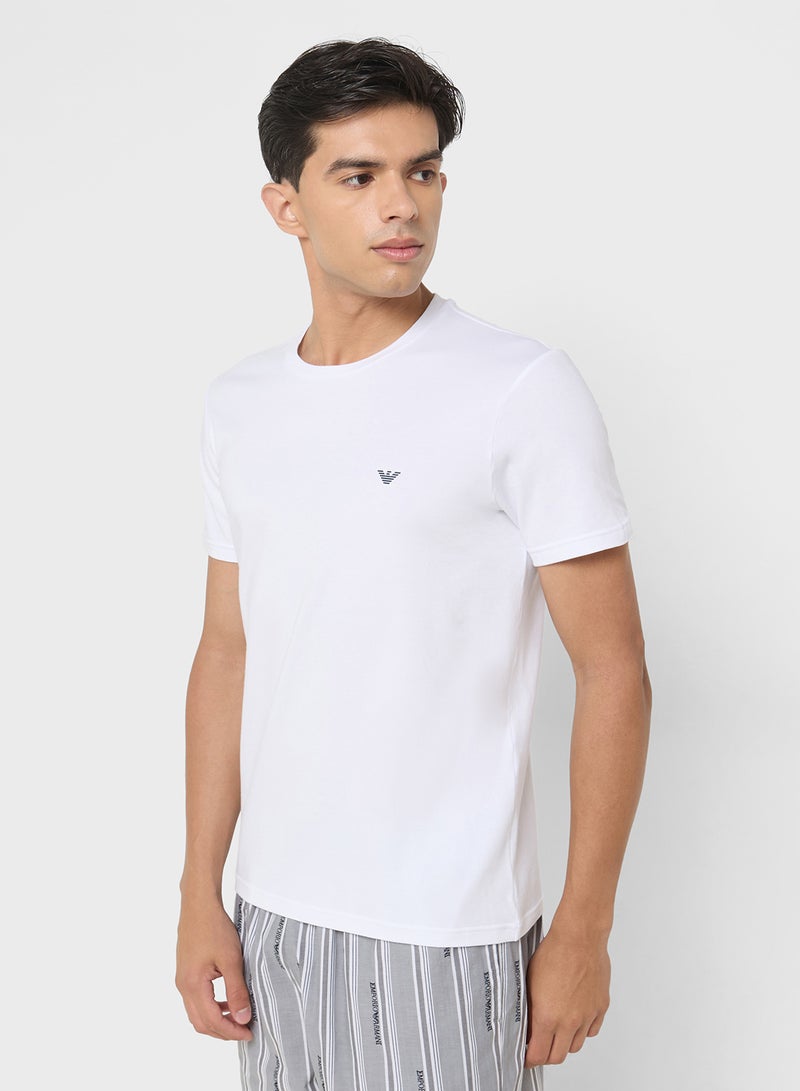EMPORIO ARMANI 2 Pack Of Logo Crew Neck T-Shirt  - Image 2