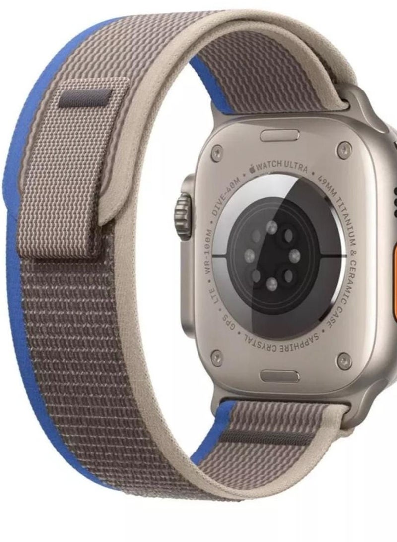 The new Apple Watch band  blue and gray  size 45 - Image 1