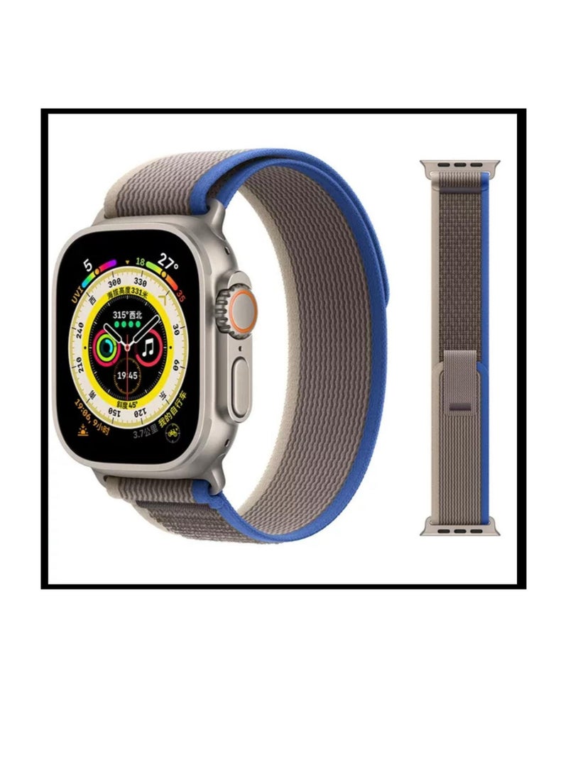 The new Apple Watch band  blue and gray  size 45 - Image 4
