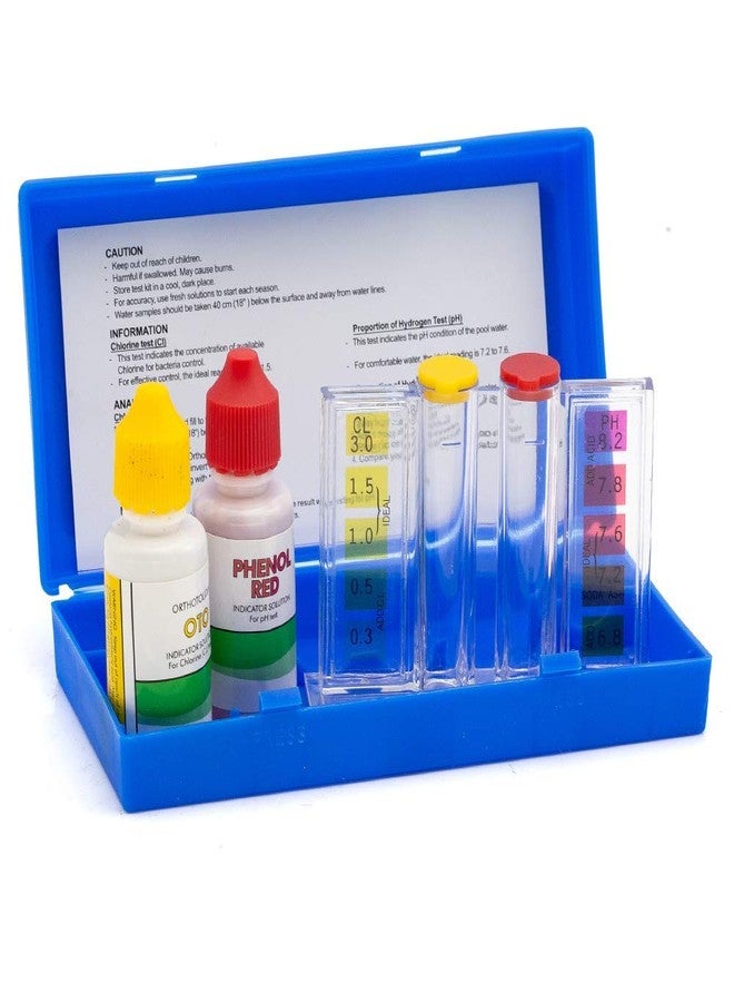 WWD POOL Pool Water Test Kit for Chlorine and pH - 11029 - 1 Count - Plastic - Image 1