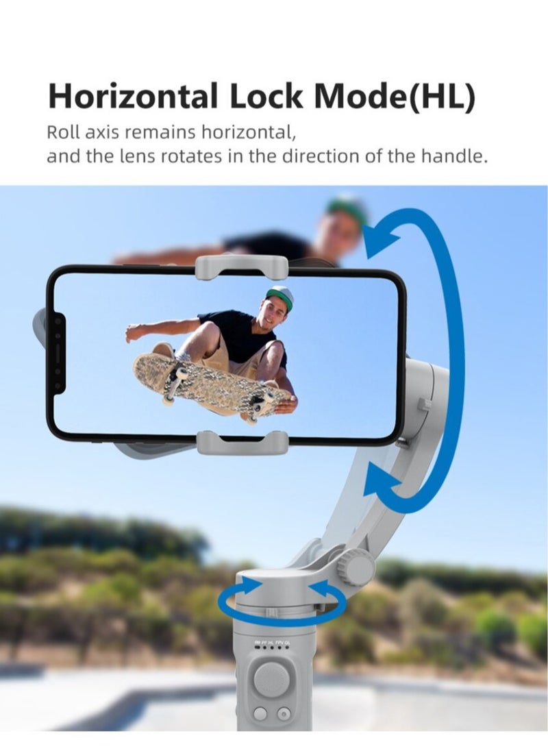 Generic - 3-Axis Gimbal Stabilizer for Smartphone Foldable Handheld Phone Video Record Vlog Anti-Shake Stabilizer for iPhone Android - Image 1