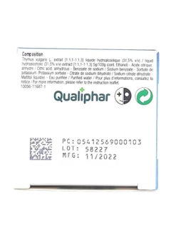 Qualiphar Toularynx Thym Cough Syrup 180ml  - Image 2