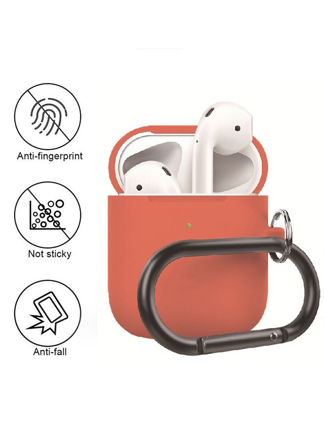 BGM Silicone Protective Case with Carabiner Anti-Fall For AirPods 2 - Image 2