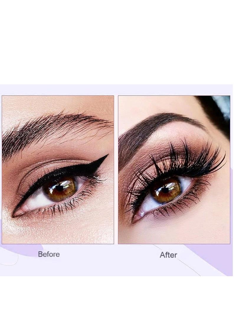 mixed Five styles high volume DD curvature nutrual false eyelashes for party and daily makeup - Image 2