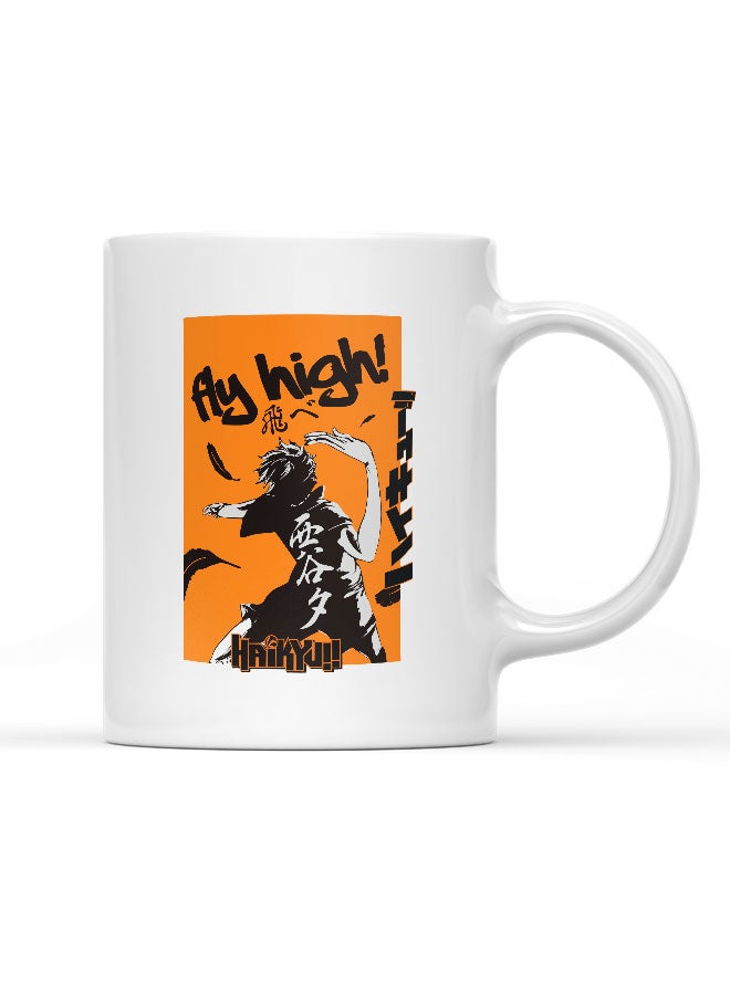 LIT Haikyuu Mug Haikyuu!! Mug for Coffee Anime Manga Gift Mug Volleyball Server Action Orange Manga-Anime Fan Gift - Image 1