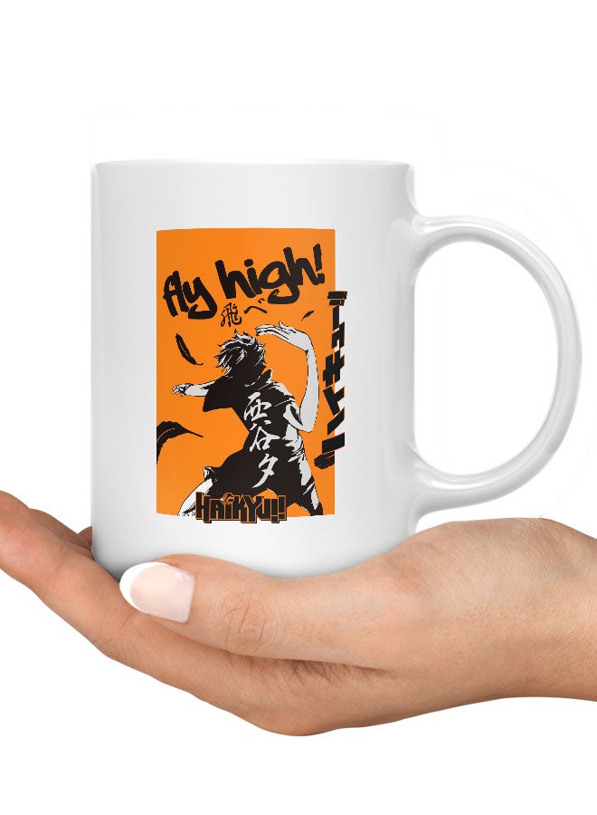 LIT Haikyuu Mug Haikyuu!! Mug for Coffee Anime Manga Gift Mug Volleyball Server Action Orange Manga-Anime Fan Gift - Image 3