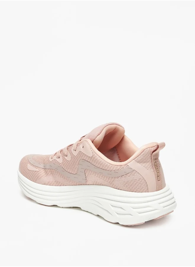 Kappa Women's Mesh Detail Walking Shoes with Lace-Up Closure