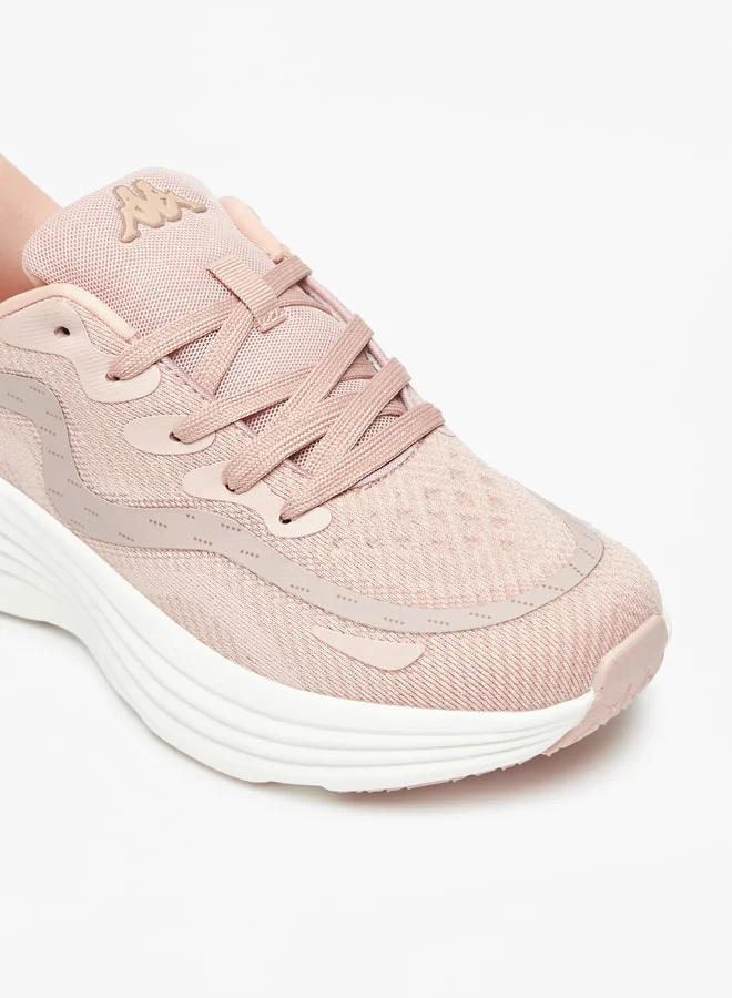 Kappa Women's Mesh Detail Walking Shoes with Lace-Up Closure
