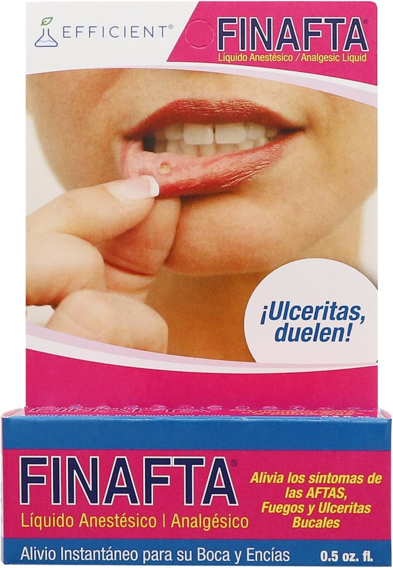 Finafta Oral anesthetic Treatment for Canker sores and Mouth and Gum irritations