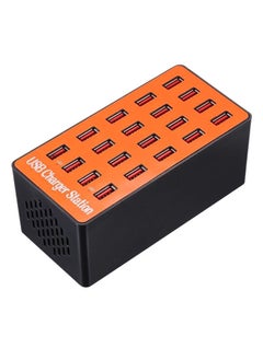 نيبمينينت موزع جداري ذكي بمنفذ USB مزود بـ20 منفذ للشحن أسود /برتقالي.  - Image 1
