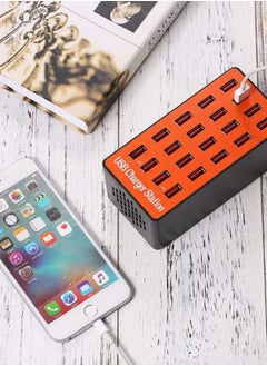 نيبمينينت موزع جداري ذكي بمنفذ USB مزود بـ20 منفذ للشحن أسود /برتقالي.  - Image 2