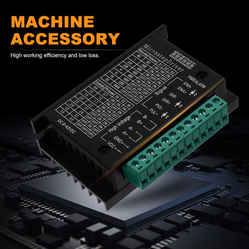 Stepper Motor Driver Control Board Module with Heat Sink for CNC Engraving Machine - Image 5