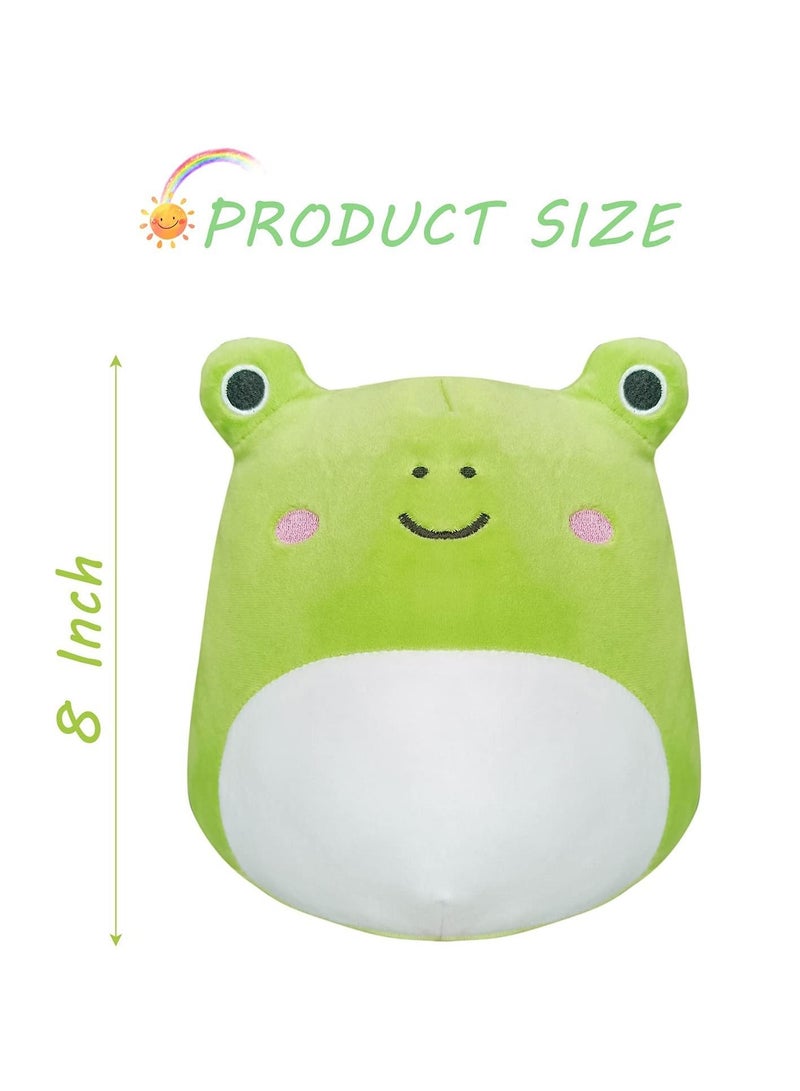 SYOSI Cute Frog Plush Pillows, 8 Inch Animals Cute Frog Stuffed Pillow, Super Soft and Comfortable Plush Toy Birthday Decor Suitable for Boys Girls - Image 4