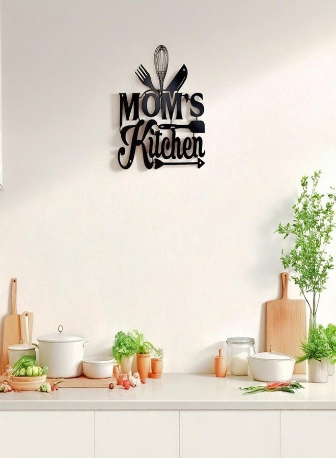 Aimto Kitchen Wall Art Decor,Black Kitchen Metal Sign for Kitchen Decoration, Metal Sign RusticFarmhouse Kitchen Decor Hanging Decorative 11.5 x 10.6 Inch - Image 3