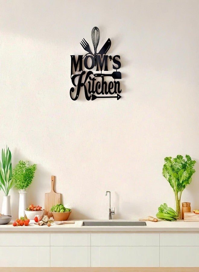 Aimto Kitchen Wall Art Decor,Black Kitchen Metal Sign for Kitchen Decoration, Metal Sign RusticFarmhouse Kitchen Decor Hanging Decorative 11.5 x 10.6 Inch - Image 4