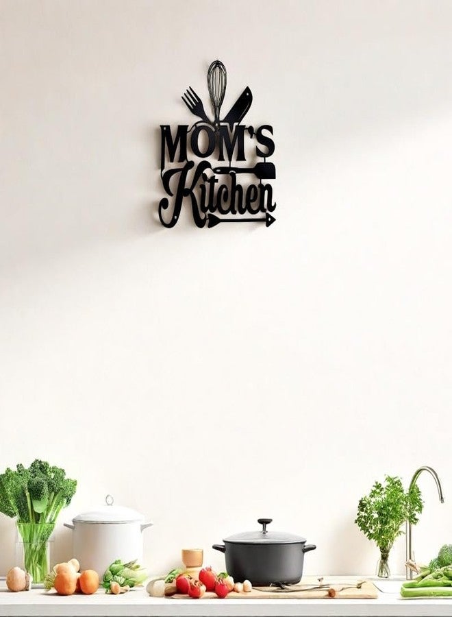 Aimto Kitchen Wall Art Decor,Black Kitchen Metal Sign for Kitchen Decoration, Metal Sign RusticFarmhouse Kitchen Decor Hanging Decorative 11.5 x 10.6 Inch - Image 5