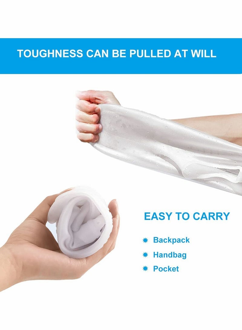 Zikra Waterproof Silicone Shoe Cover, Reusable Rain Shoe Cover, Foldable Anti-Slip Rain Shoe Cover for Men and Women Rainy Days (L) - Image 4