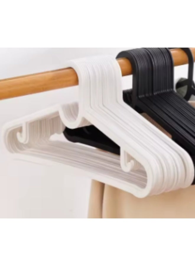 10-piece plastic hanger set