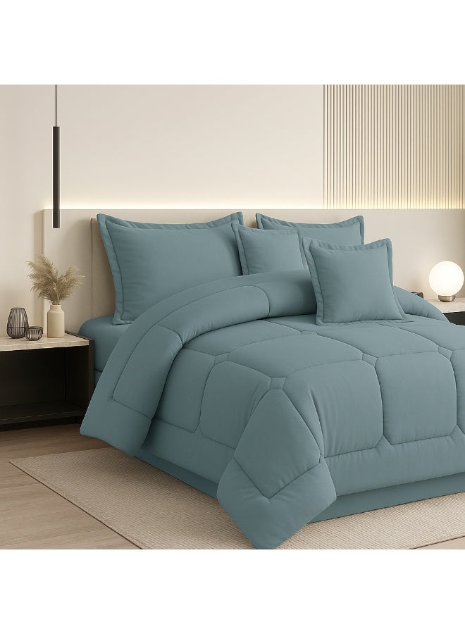 MingLi Luxurious summer royal bedspread | 6-piece king duvet set (250x230 cm) | Super light fluffy filling! - Image 2