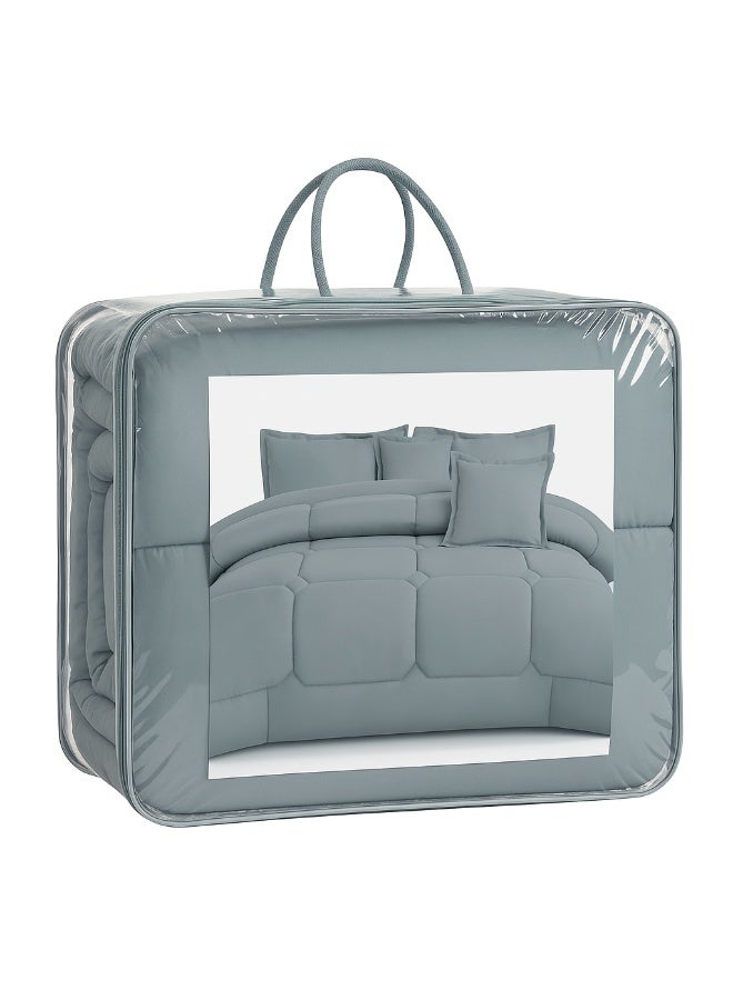 MingLi Luxurious summer royal bedspread | 6-piece king duvet set (250x230 cm) | Super light fluffy filling! - Image 4
