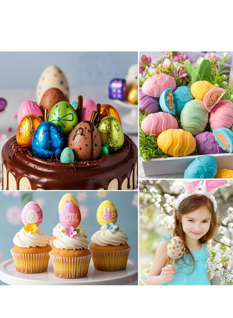 SHENYU 2 Packs Dinosaur Egg Cake Pop Moulds Kit, Candy Chocolate Bar Bakeware Pans and DIY Kitchen Molds for Birthday Celebrations Home Kitchen Dining - Image 5