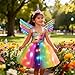 Davsolly Unicorn Costume for Girls Led Light Up Unicorn Princess Tutu Outfit for Halloween Dress Up Birthday Christmas Gifts - Image 4