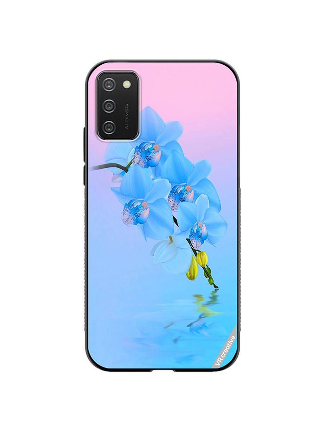 VR CREATIVE Protective Case Cover For Samsung Galaxy A02s Flower Design Multicolour - Image 1