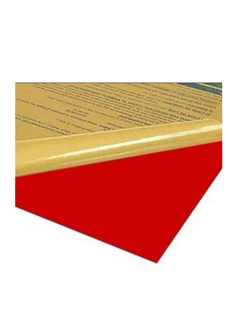 دلس دي إل إس لوح أكريليك أحمر 2 مم 12 × 12 بوصة - Image 2