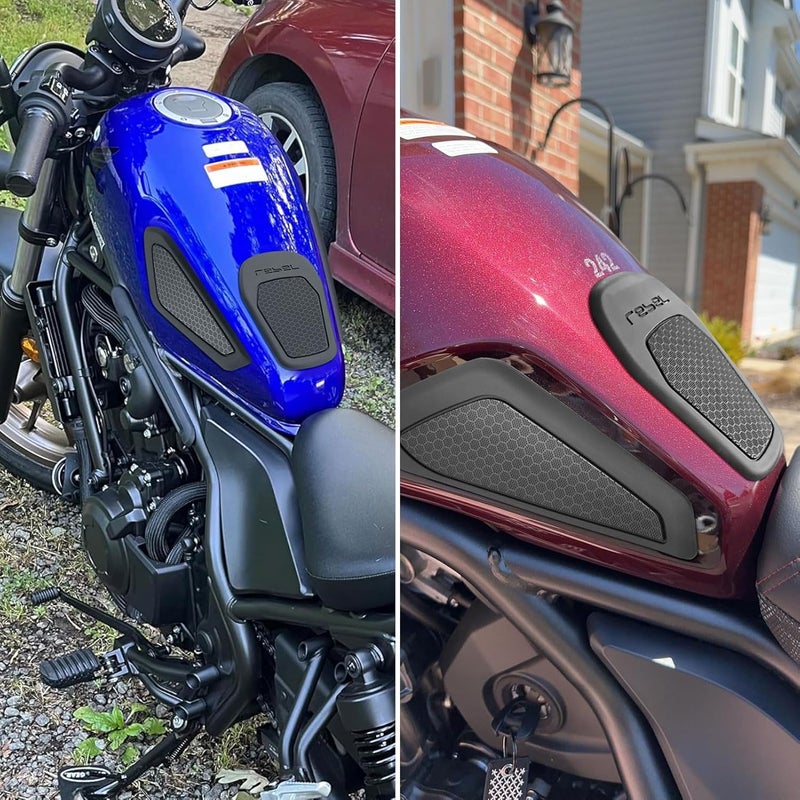 WOOGA Tank Pad Side Fuel Tank Grip Non-Slip Stickers for Honda Rebel CMX 1100 (2021-2024) - Image 2