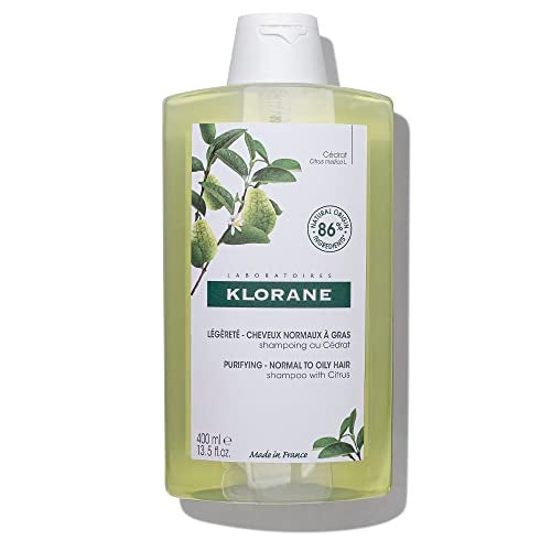 Klorane Purifying Shampoo with Citrus Clarifies Detoxifies Hair Scalp Removes Buildup Silicone Paraben Sulfate Free 135 fl oz - Image 2
